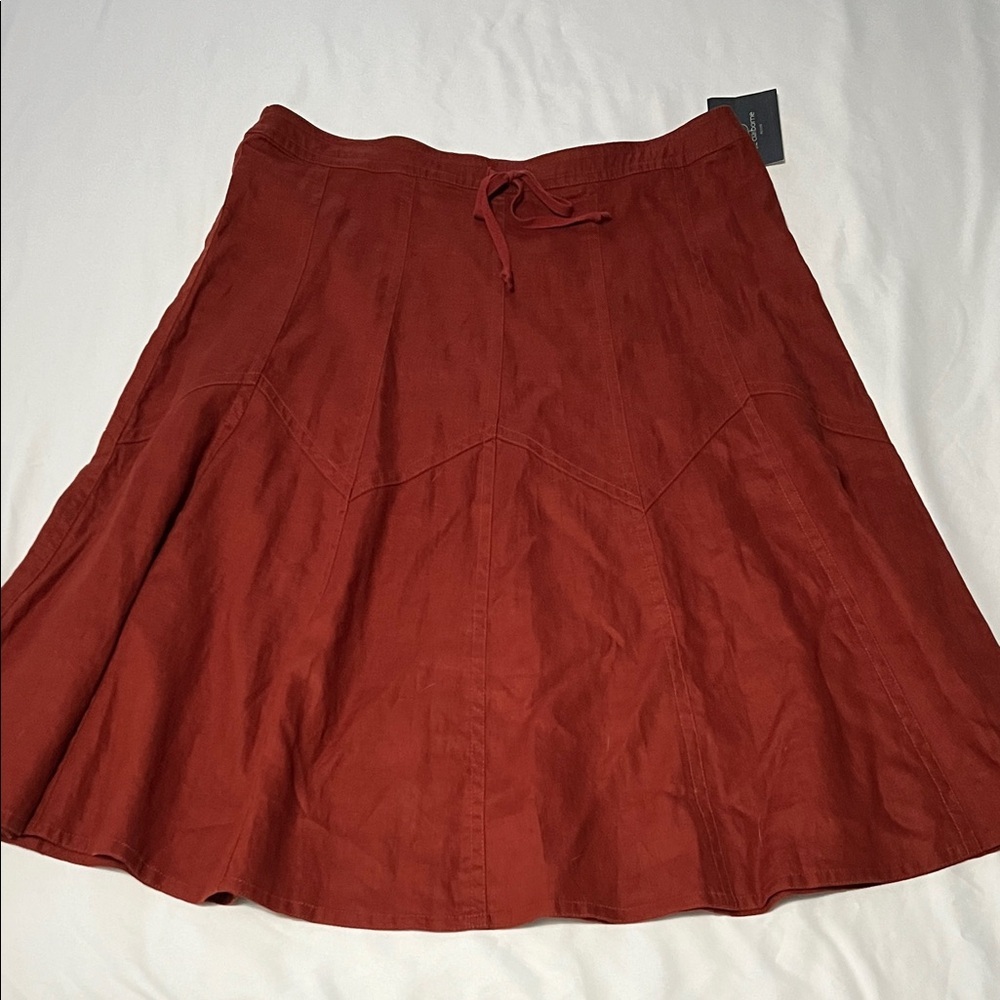 NWT Liz Claiborne Desert Caravan Linen Skirt